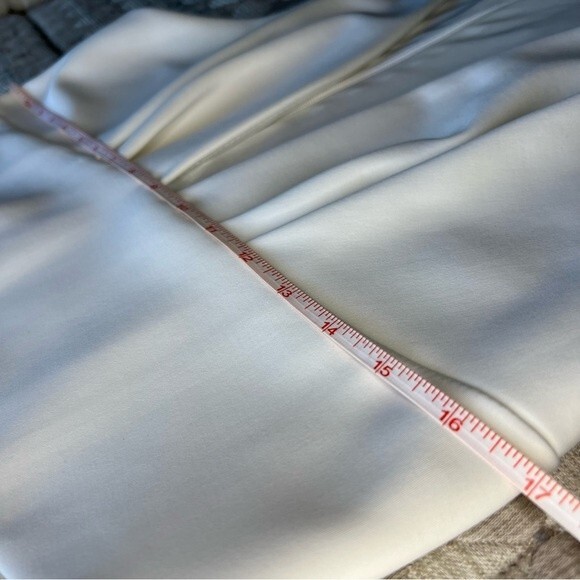 Fashion Nova Cream V-Neck Sleeveless Long Gown Cocktail Dress Women's‎ Size 1XL - Picture 12 of 16